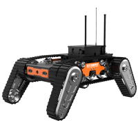 地震搜索機(jī)器人（前后雙擺臂） （第3代，語(yǔ)音控制+熱成像+氣體探測(cè)+自主導(dǎo)航）