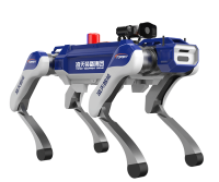 治安巡邏四足機器狗 （40kg超級大狗，第7代，集成一體式遙控器+對講照明+警示燈+自主跟隨）