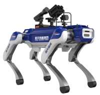 反恐防暴四足機器狗 （40kg超級大狗，第5代，自組網+集成一體式遙控器+雙光三軸增穩云臺+38mm六聯發射器+捕捉網發射器）